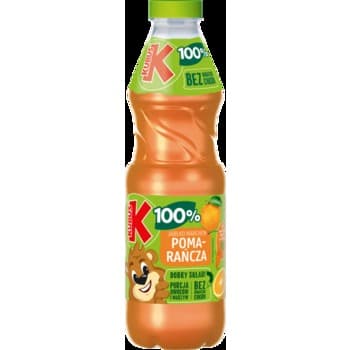 Kubuś Sok 100% jabłko marchew pomarańcza 850 ml