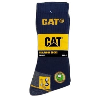 Skarpety cat real worksocks granatowe 41-45 3-pack