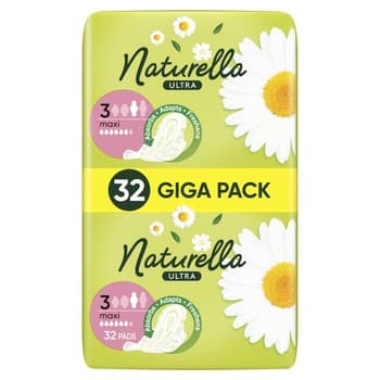 Naturella Ultra Maxi Rozmiar 3 Podpaski ze skrzydełkami 32 szt.