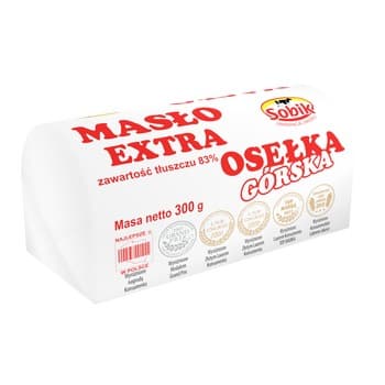 Sobik Osełka Górska masło extra 300g