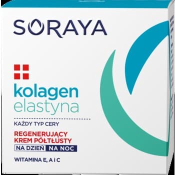 SORAYA Kolagen Elastyna Regenerujący krem półtłusty na dzień i na noc 50 ml