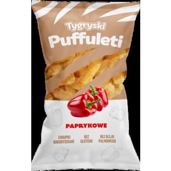 Tygryski Puffuleti o smaku paprykowym 85 g