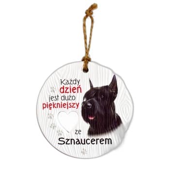 Ceramiczna zawieszka CEZ-099 Sznaucer