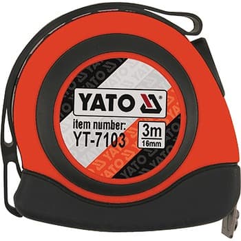 YATO Miara zwijana 3 m x 16 mm, nylon, magnes