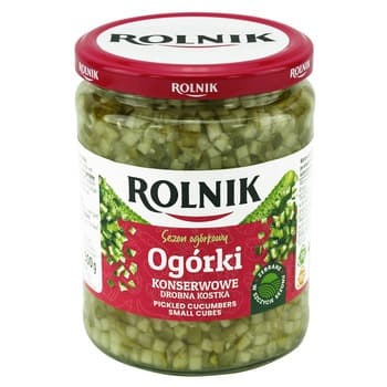 Rolnik Ogórki Konserwowe Kostka 500 g