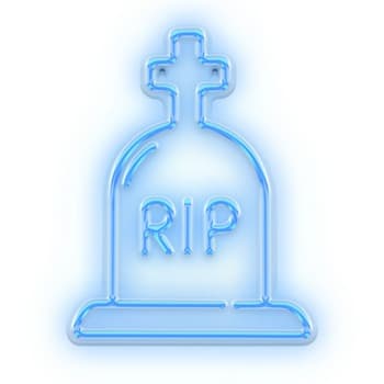 Neon Forever Light RIP niebieski FPNE16