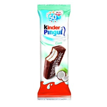 Biszkopt z mlecznym i kokosowym nadzieniem Kinder Pingui Cocco 30g