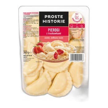 Proste Historie Pierogi z truskawkami 360g