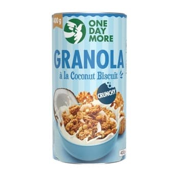 OneDayMore Granola à la Coconut Biscuit 400g