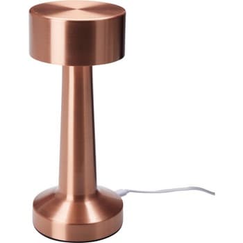 Lampa stołowa 8x21cm miedziana