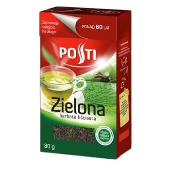 Posti Herbata Liściasta Zielona 80 g