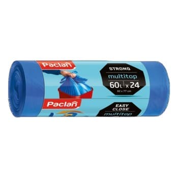 Paclan Mulitop Worki na śmieci 60L 24 szt.