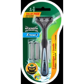 Wilkinson Sword Xtreme3 Wkłady do maszynki 5 sztuk + rączka