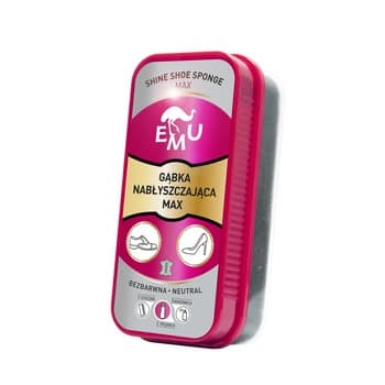 EMU Gąbka nabłyszczająca do butów MAX (shine sponge) - bezbarwna 1 szt.