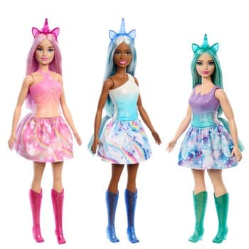 Barbie Lalka Jednorożec Asortyment HRR12 mix