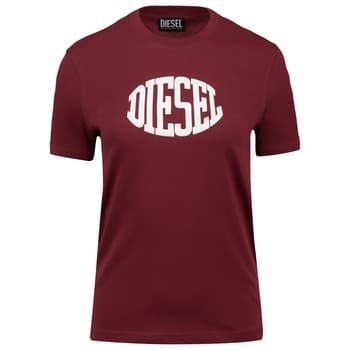 T-shirt damski DIESEL T-REG 55 bordowy L