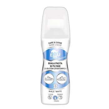 EMU Sport Line - Biała pasta w płynie do butów sportowych (whitener and renovator) - 75 ml