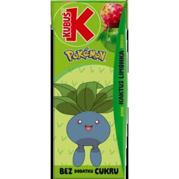 Kubuś Napój Jabłko, Kaktus, Limonka 200ml