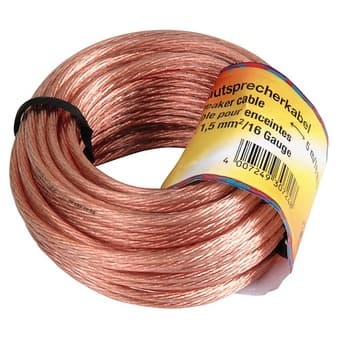 Kabel głośnikowy Hama 205142 2x1,5mm 10m
