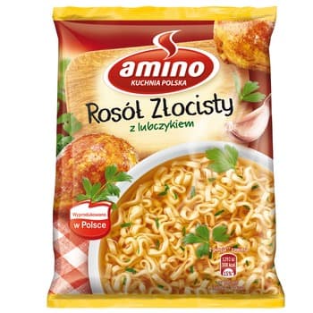 Amino Zupa blyskawiczna rosół złocisty z lubczykiem 57 g