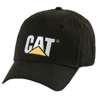 Czapka z daszkiem cat czarna