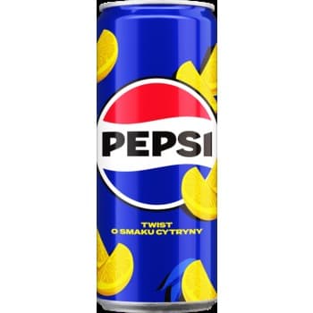 Pepsi Napój gazowany Twist o smaku cytrynowym 330 ml kaucja