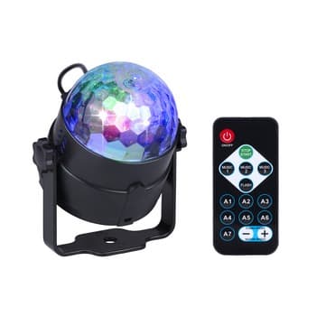Oświetlenie sceniczne RGB Grundig sterowane pilotem