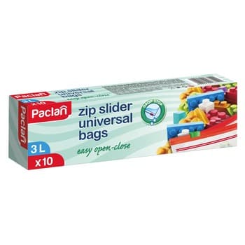 Paclan woreczki ZIP 3L 10szt.