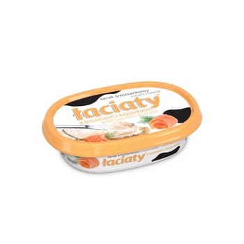 Serek śmietankowy Łaciaty 135g z łososiem i koperkiem