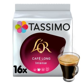 Tassimo L'OR Café Long Intense Kawa mielona 16 kapsułek 128 g