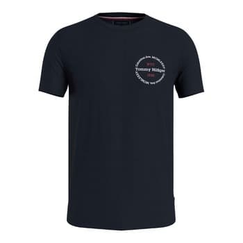 T-shirt męski TH roundle granatowa M