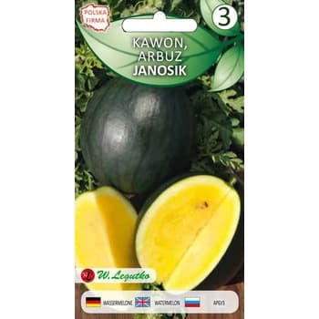 Arbuz/Citrullus lanatus/Janosik/żółte/ Legutko