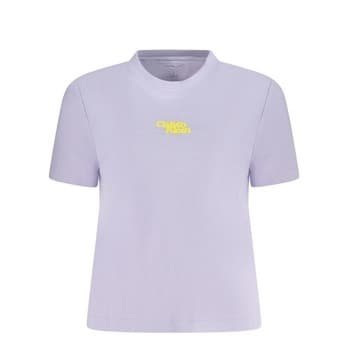 T-shirt damski CK LV047B851G fioletowy M
