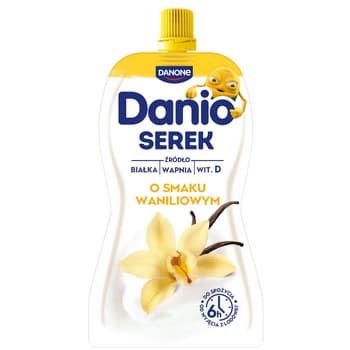Danio Serek homogenizowany o smaku waniliowym 120 g