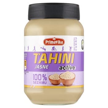 Primavika ACTIVE Tahini jasne - 100% sezamu 460 g
