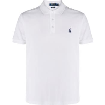 Polo męskie ralph lauren slim fit biała XL