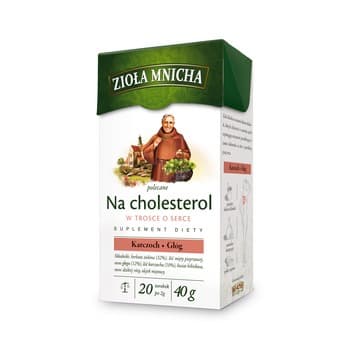 Zioła Mnicha polecane na cholesterol 20tb/40g