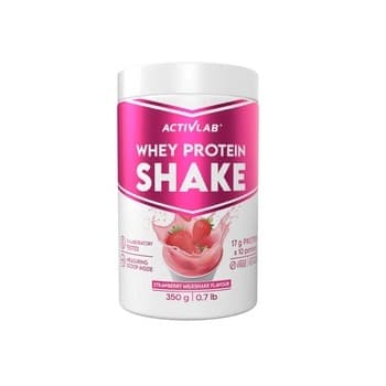 ACTIVLAB Whey Protein Shake - truskawkowy koktajl mleczny (słój 350 g) Suplement diety.