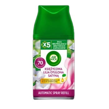 Air Wick Odświeżacz powietrza Freshmatic Księżycowa Lilia Otulona Satyną Wkład 250 ml