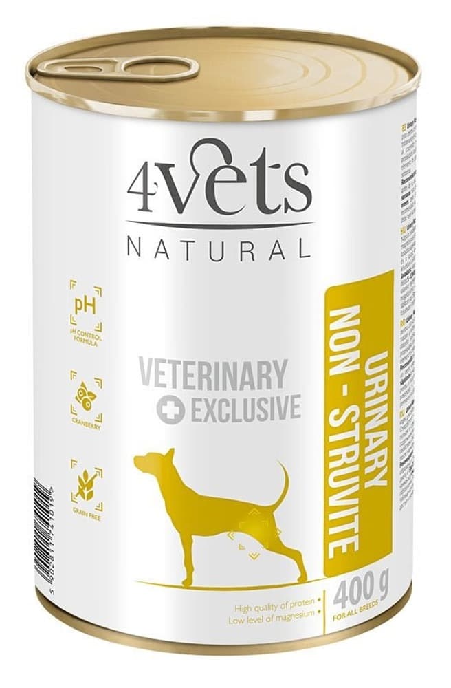 Mokra karma dla psa 4VETS Urinary Non-struvite 400 g