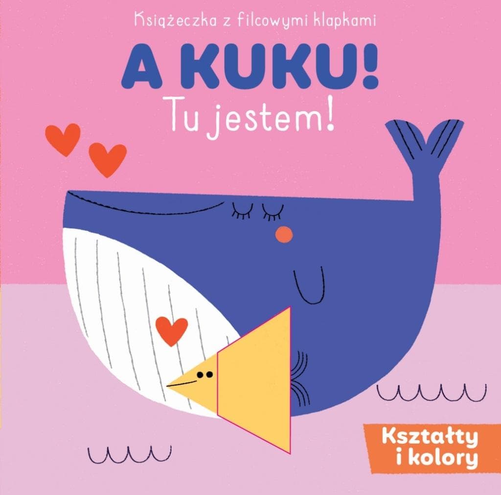Interaktywna książeczka A KUKU! Kształty i kolory