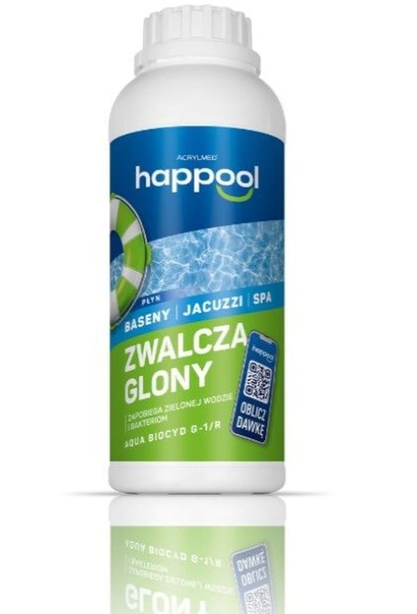 ACRYLMED 1l BIOCIDG-1/R Koncentrat do Zwalczania Glonów w Basenie