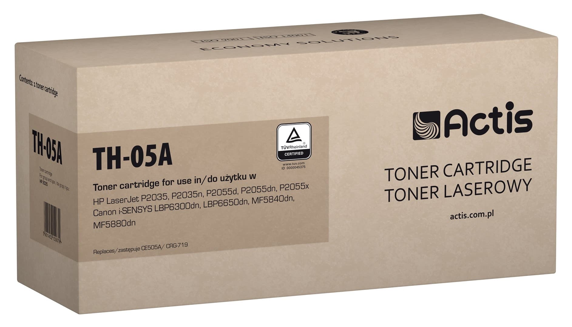 Actis TH-05A Toner zamiennik HP i Canon 2300 stron czarny