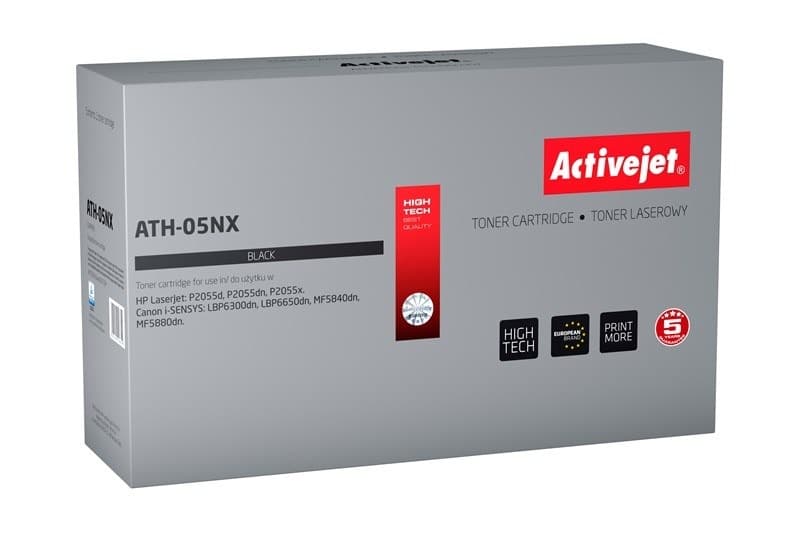 Zamiennik tonera Activejet HP CE505X czarny 6500 stron