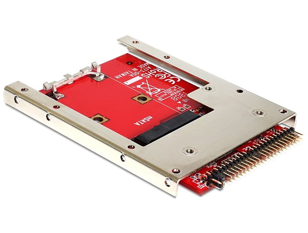 Adapter DeLOCK 62495 wewnętrzny mSATA na IDE