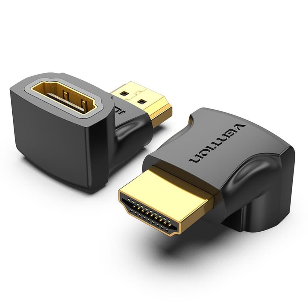 Adapter HDMI Vention 90 stopni męski na żeński czarny