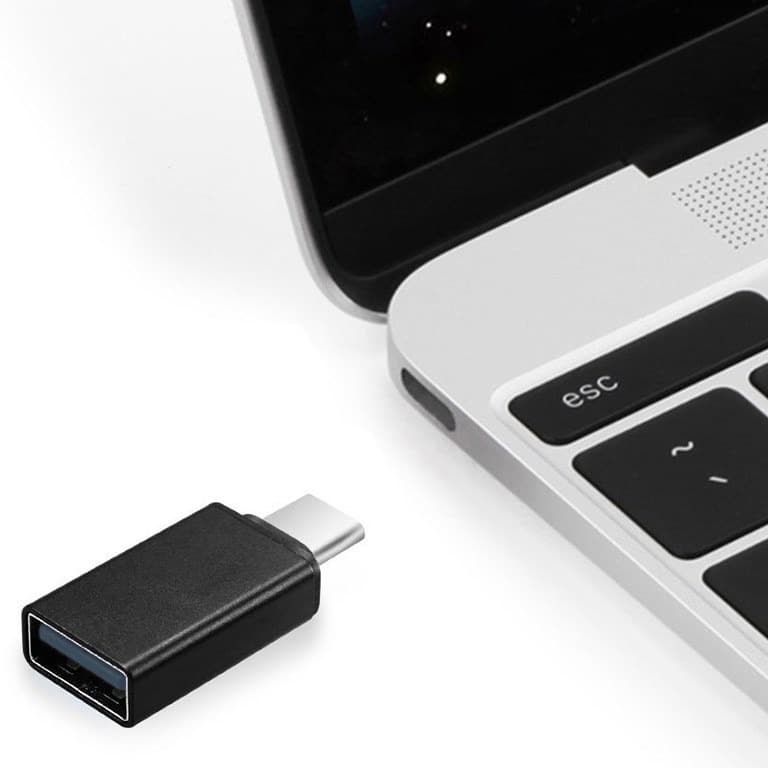 Gembird Adapter USB Typ-C na USB 2.0 czarny