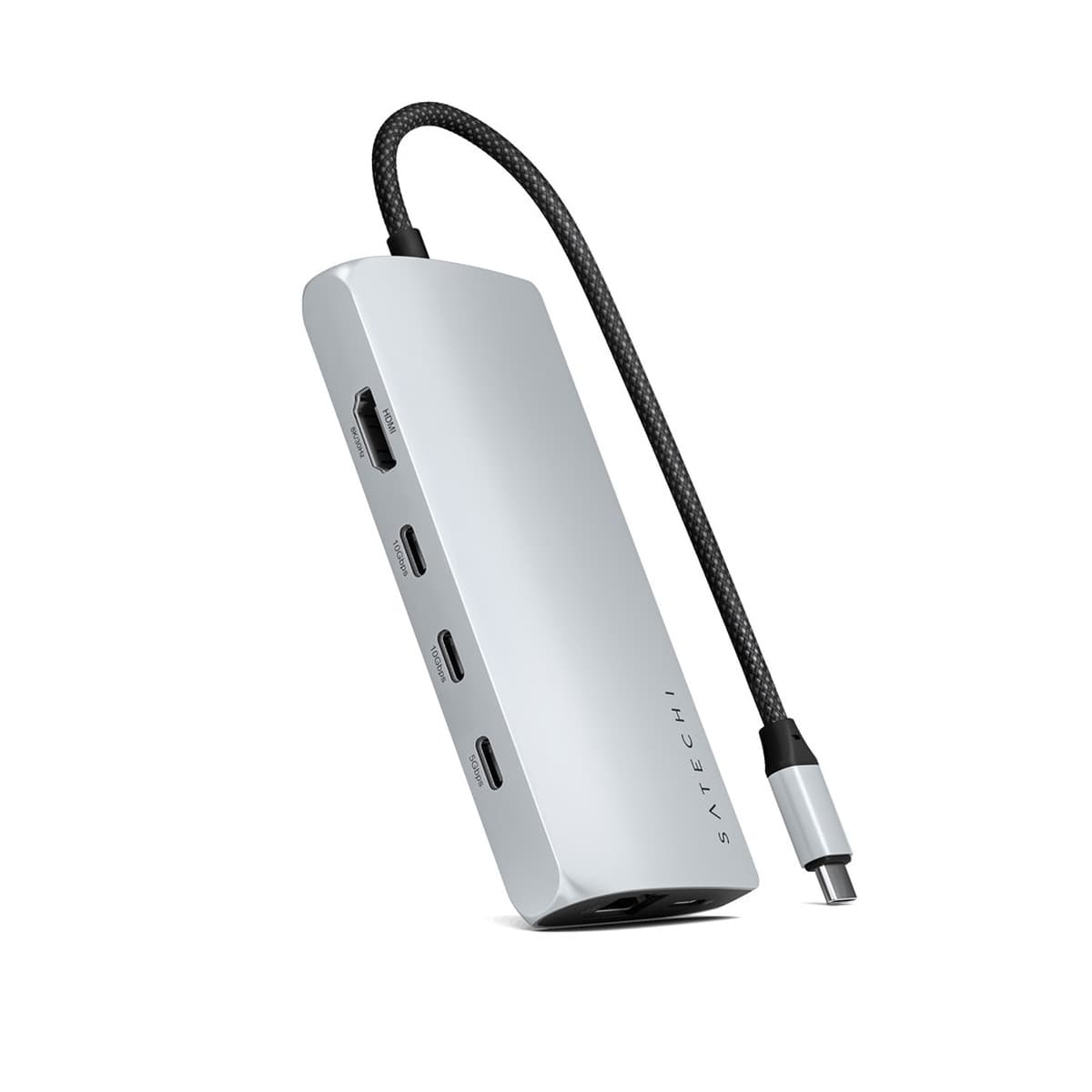 Adapter USB-C Satechi Multiport 8K z HDMI, USB 3.2 Gen 2, czytnikiem kart SD UHS-II i Ethernet