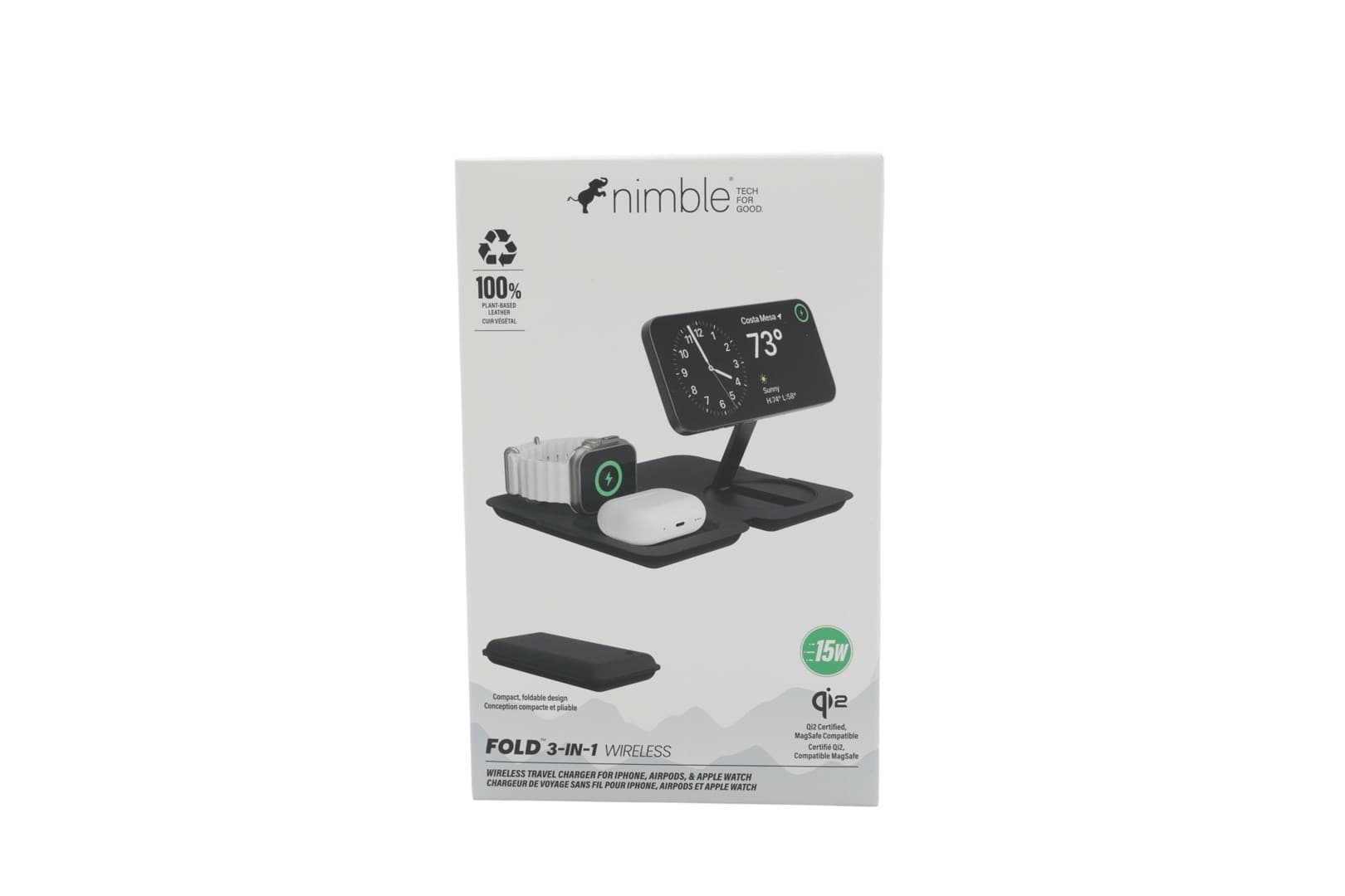 Ładowarka bezprzewodowa Nimble Fold 3-in-1