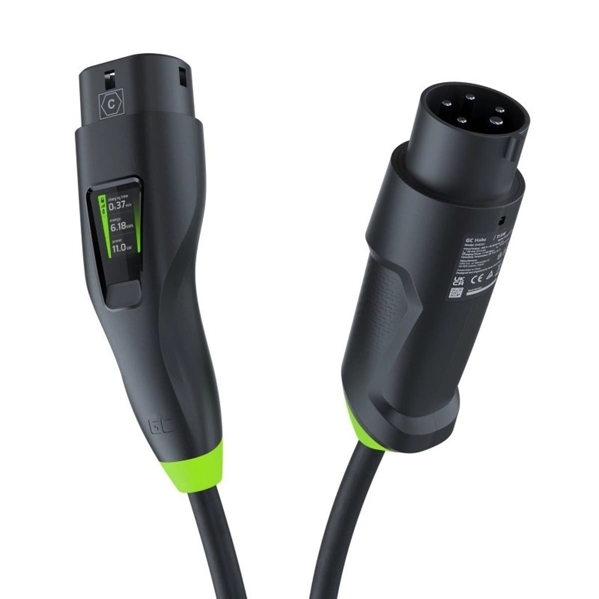 Ładowarka EV Green Cell Habu 11 kW 7 m Typ 2 CEE
